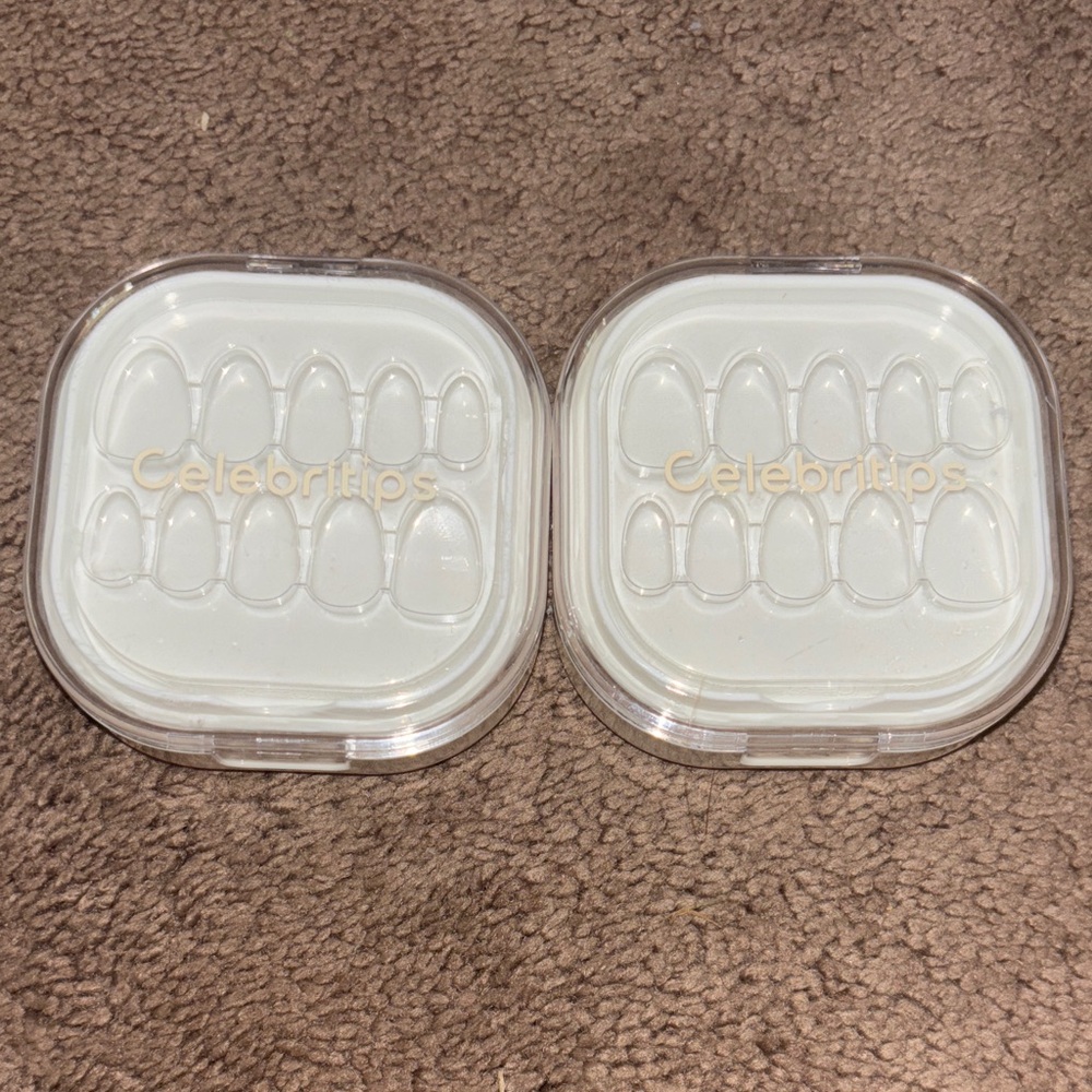 Used/Open Celebritips Nail Kits